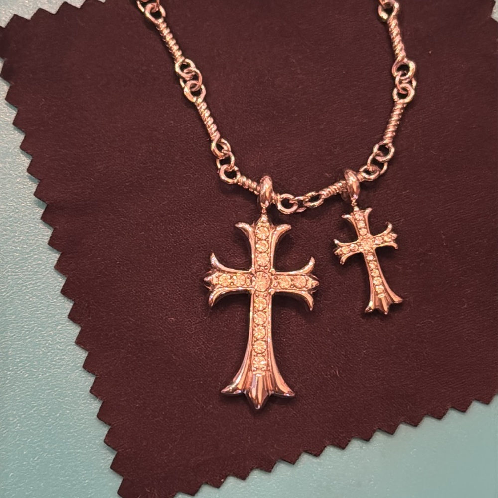 Silver Cross Necklace - Picture 5 of 5
